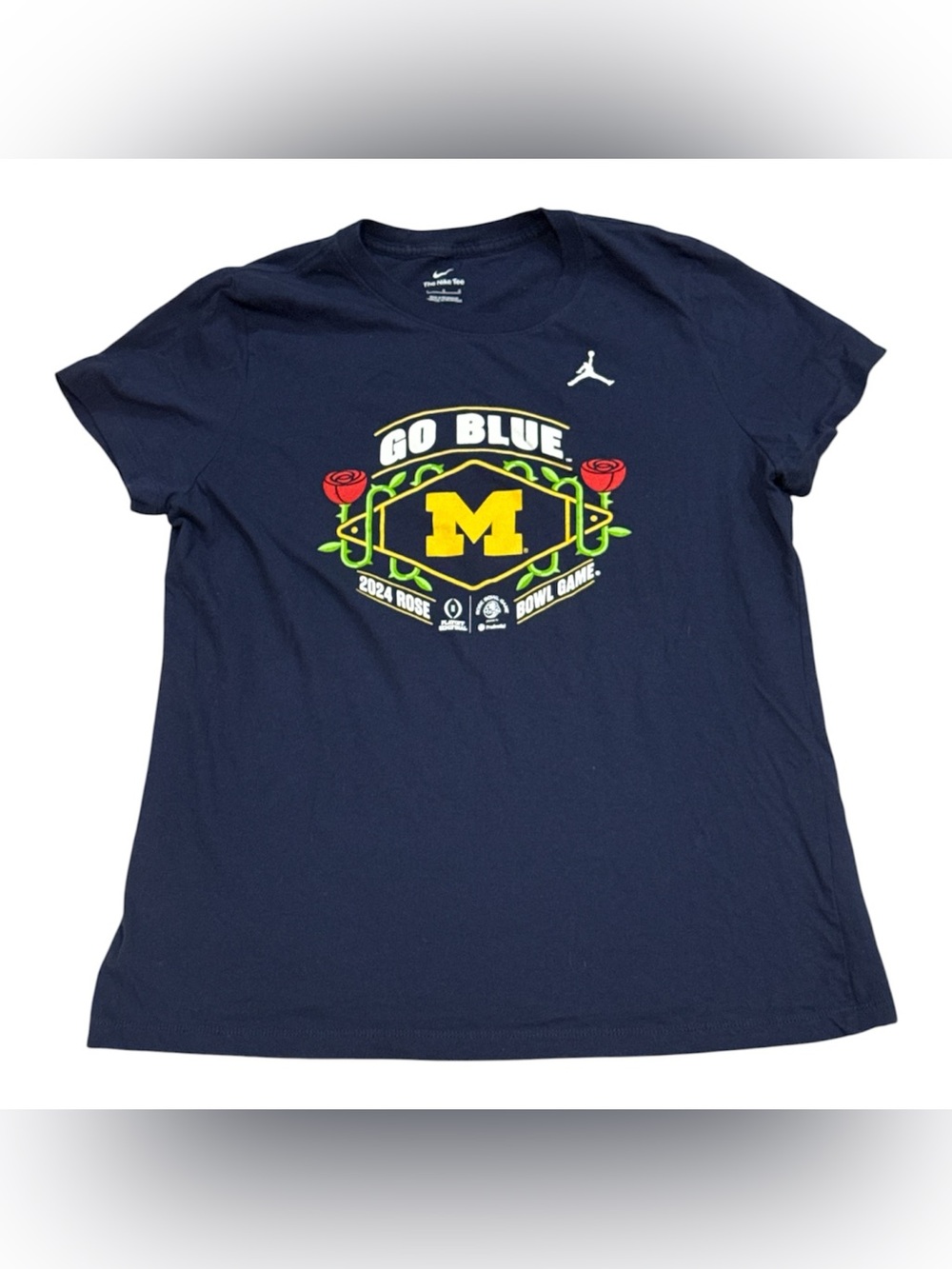 Nike Michigan Wolverines 2023 NCAA Football Championship T Shirt Women’s Large
